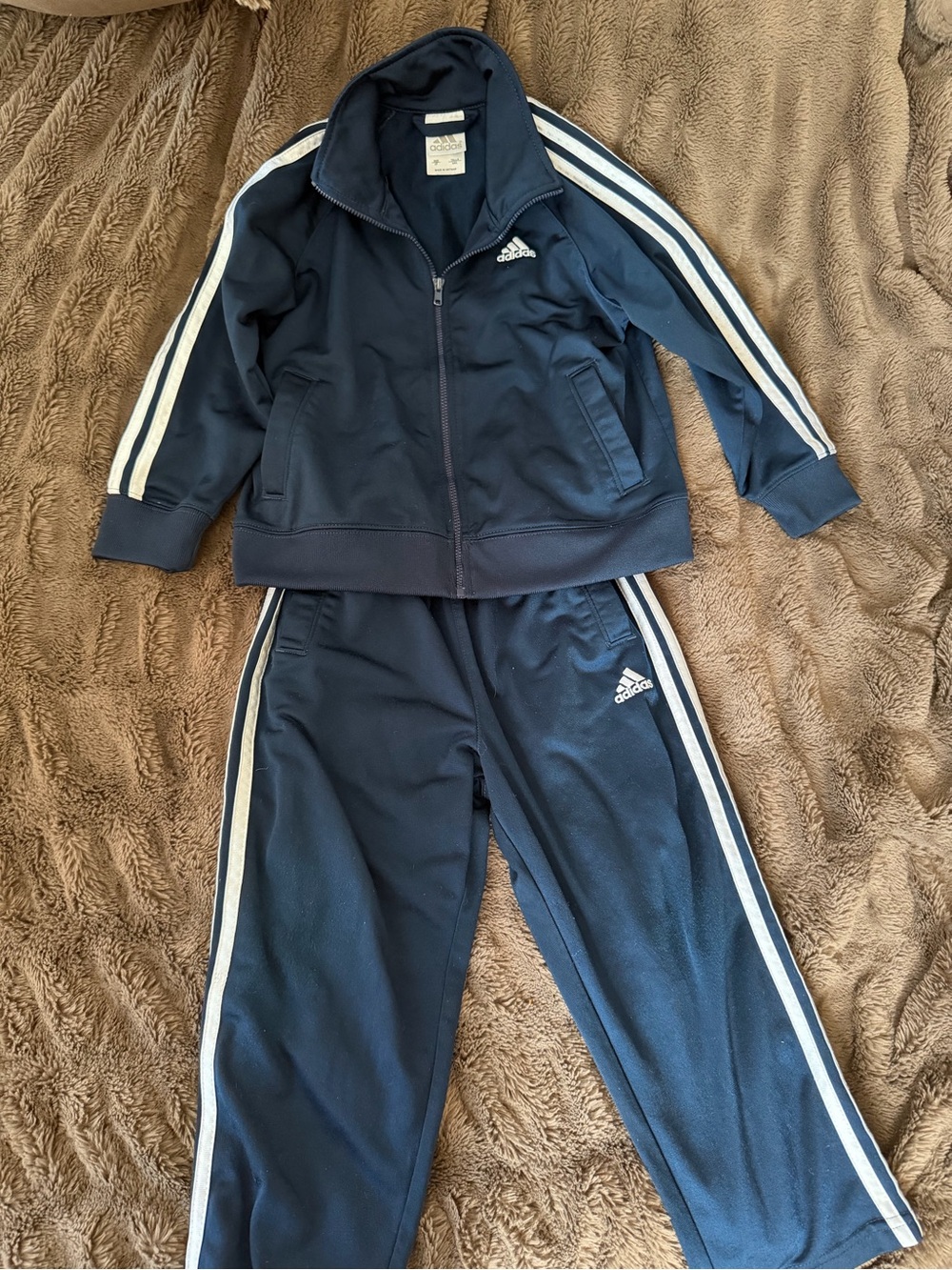 Adidas Navy Blue Track set